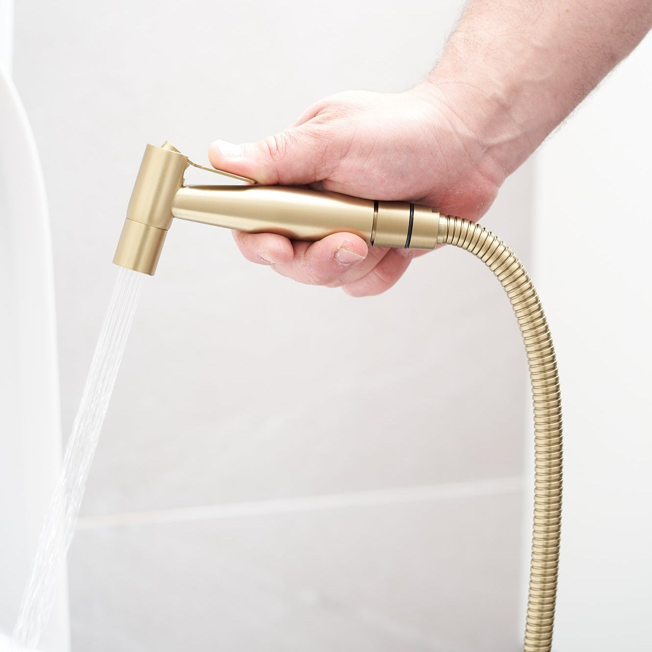 Brushed Gold Bidet